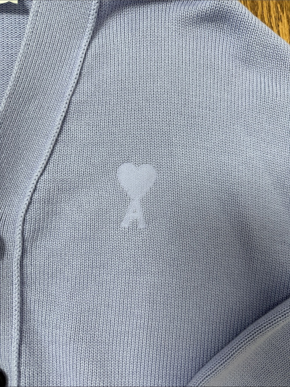 AMI Paris Ami de Cœur Cardigan – periwinkle - Picture 3 of 9